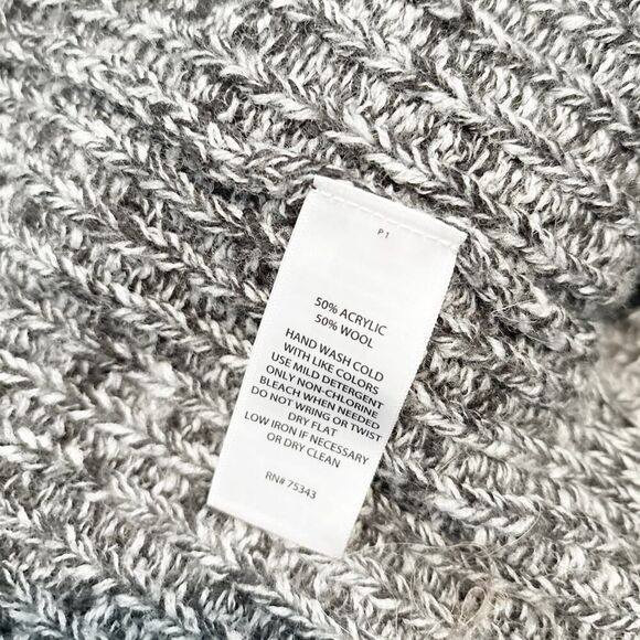 Cynthia Rowley Acrylic Sleeveless Turtle Neck Knit Tunic Sweater Size M - Picture 5 of 5